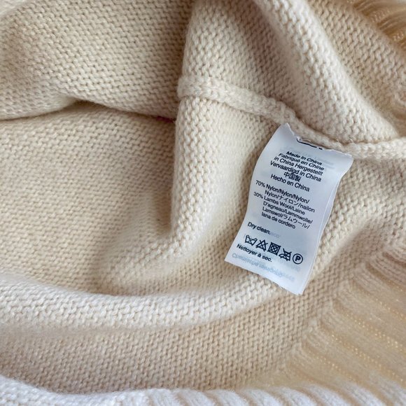 NWT J.Crew Crewneck lambswool sweater w/ jeweled rhinestone buttons size S Small - Picture 11 of 11